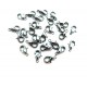 E-IC01 - (200 buc.) Inchizatoare carabina lobster negru gun metal 10*6mm