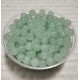 (100 buc.) - MSP448 - Margele sticla mint green sfere 8mm