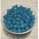 (100 buc.) - MSP457 - Margele sticla deep blue sfere 8mm