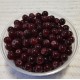 (100 buc.) - MSP504 - Margele sticla dark red sfere 8mm