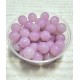 (50 buc.) - MSP481 - Margele sticla light lila sfere 10mm