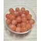 (50 buc.) - MSP512 - Margele sticla orange sfere 10mm