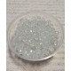 (85 buc.) - MFR717 - Cristale milky clear rondele fatetate 6x4mm