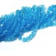 DISPONIBIL 1 SET CU 136 BUCATI - MFB394 - Cristale turcoaz biconice fatetate 4mm
