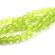 MFS580 - (50 buc.) Cristale verde crud sfere fatetate 6mm