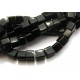 MSCUB6mm-600 - (30 buc.) Margele sticla cub negru 6mm