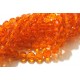 MFS643 - (50 buc.) Cristale portocaliu intens sfere fatetate 6mm