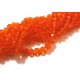 DISPONIBIL 1 SET CU 117 BUCATI - MFS669 - Cristale portocaliu intens sfere fatetate 4mm