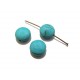 PSE101 - (40 buc.) Howlit de sinteza banut turcoaz 12mm