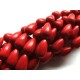 PSE102 - (20 buc.) Howlit de sinteza rosu lacrima 18*10mm