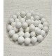 PSE122 - (30 buc.) Jad mashan alb sfere 12mm