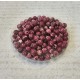 PSE196 - (60 buc.) Regalite visiniu magenta sfere 6mm