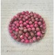 DISPONIBIL 2 SETURI - PSE196-A - (62 buc,) Regalite roz bombon sfere 6mm
