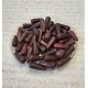 PSE225-01 - (30 buc.) Turcoaz de sinteza lacrima maro plamaniu 16*6mm