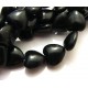 PSE231-01 - (20 buc.) Turcoaz de sinteza inimioara neagra 14*14mm