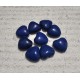 PSE231-03 - (20 buc.) Turcoaz de sinteza inimioara bleumarin 14*14mm
