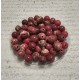 PSE239 - (50 buc.) Regalite rosu crimson sfere 8mm