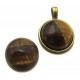 CPS72 - (5 buc.) Cabochon ochi de tigru 20mm
