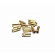 OTE143 - Capat snur otel inoxidabil auriu 7.5*2.8mm