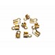 OTE141 - Capat snur otel inoxidabil auriu 8*4mm
