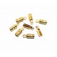 OTE142 - Capat snur otel inoxidabil auriu 10*3mm