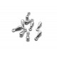 CHO52 - (10 buc.) Charm otel inoxidabil lacrima 6*3mm