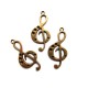 CP31 - (20 buc.) Pandantiv cheia sol bronz antic 36*17mm