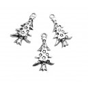 CP183 - Charm bradut argintiu antic 26*14mm