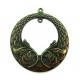 CP259 - (4 buc.) Pandantiv bronz antic 64*58mm