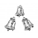 CP289 - Charm clopotei argintiu antic 22*16.5mm