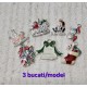 DISPONIBIL 1 SET - MX588 - (21 buc.) Mixt charmuri bronz antic