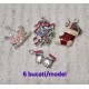 DISPONIBIL 1 SET - MX591 - (24 buc.) Mixt charmuri bronz antic
