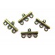 Conector multisir 3 bucle bronz antic 21.5*11mm