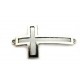 Conector cruce argintiu antic 54*28mm