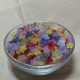 ACR03-mix- (500 buc.) Flori acril mix culori frosted 10*4mm