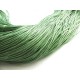 SBC1mm-13 - (1 metru) Snur bumbac cerat verde pal 1mm