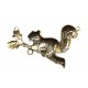 CO50 - Conector veverita bronz antic 63*41mm