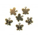 CP172 - Charm fluture "Created for you" bronz antic 13*13mm