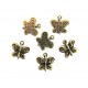 CP172 - Charm fluture "Created for you" bronz antic 13*13mm