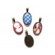 Baza cabochon bronz antic 26*14mm/18*13mm