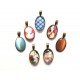 Baza cabochon bronz antic 26*14mm/18*13mm