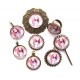 Cabochon sticla 25mm