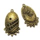DISPONIBIL 12 BUCATI - CH24 - Chandelier oval bronz antic 44*23mm