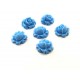 DISPONIBIL 5 BUCATI - CRT15*8-04 - Cabochon rasina trandafir bleu 15*8mm 