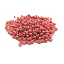 MN4mm-48 - (45 grame) Margele nisip rosu caramiziu 4mm