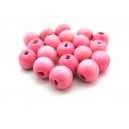 Margele lemn roz 12*10.5mm