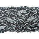 Dantela elastica neagra 90mm