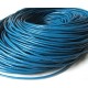 SPN2mm-14 -(1 metru) Snur piele naturala albastru intens 2mm