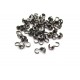 CM25 - (20 buc.) Cupa nod scoica negru gun metal 9*3mm