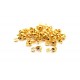 (20 buc.) Cupa nod scoica auriu 9*3mm